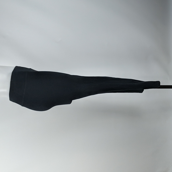 Fila Womens Tights Size 8 Black White Logo Full Length Gym Running Athletic Wear - Picture 7 of 9